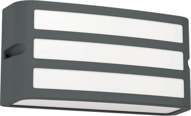 Eglo Wandleuchte Camarda 1-flammig Anthrazit aus Aluminiumguss für Außenbereich B/H: 11 x 22 cm - Bild 1