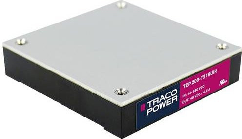 Traco Power TEP 200-7213UIR DC/DC-Wandler 15 V/DC 13.4A 200W in Silber - Bild 1