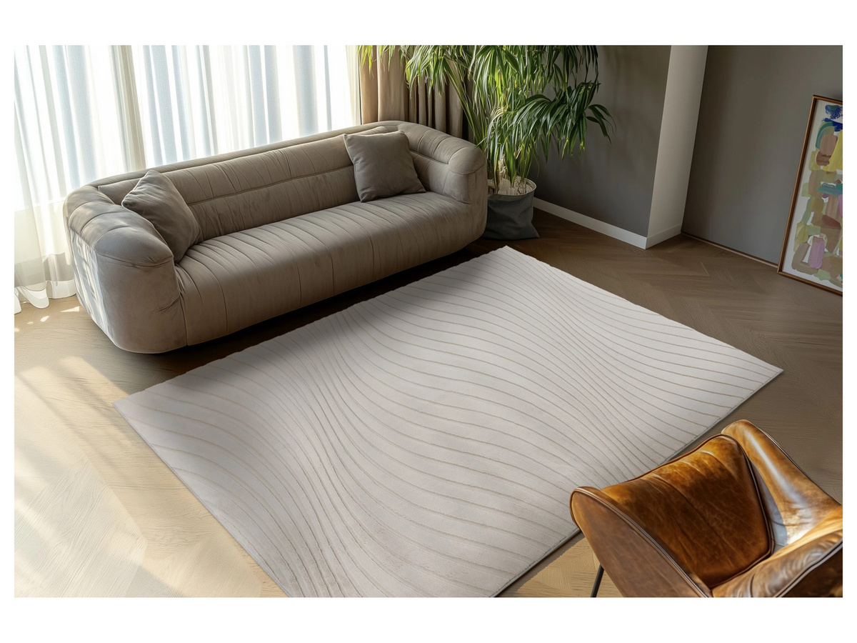 Kayoom Teppich Kierk modern in Beige, B/T: 200 x 290 cm - Bild 2