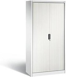 C + P Rollladenschrank Omnispace mit 5 Fächern, abschließbar, Farbe: Verkehrsweiß, B/T/H: 100 x 42 x 198 cm - Bild 1