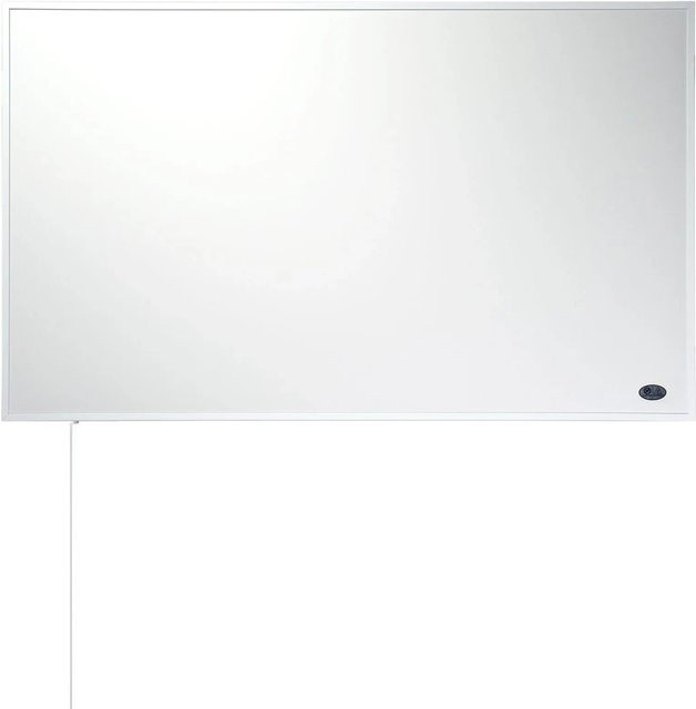 Könighaus Infrarotheizung P-Serie 450 W in Weiß mit Kabelausgang quer links - Bild 1