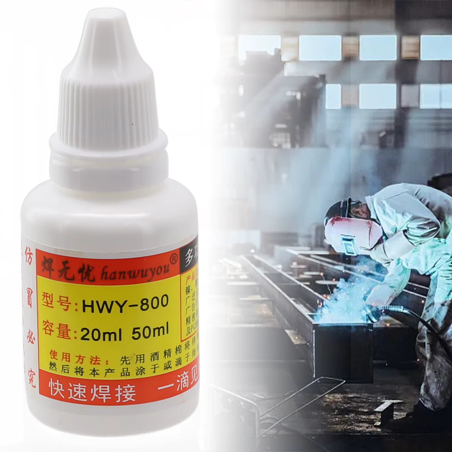 HWY800 Edelstahl Flussmittel Lötpaste als Schweißwerkzeug für Edelstahl und Nickel, 20 ml - Bild 4