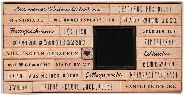 Rico Design Paper Poetry Stempelset Weihnachtsbäckerei XL - Bild 1