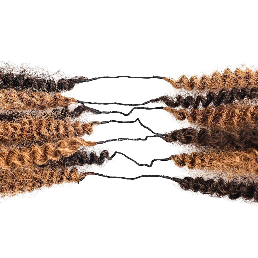Doralia Afro Kinky Flechthaare, Lockige Haarverlängerungen, Unisex - Bild 5