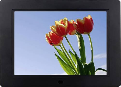 Braun Phototechnik DigiFrame 857 Digitaler Bilderrahmen in Schwarz mit 20,3 cm Display, 1024 x 768 Pixeln, integriertem Lautsprecher und Wandmontage möglich - Bild 1