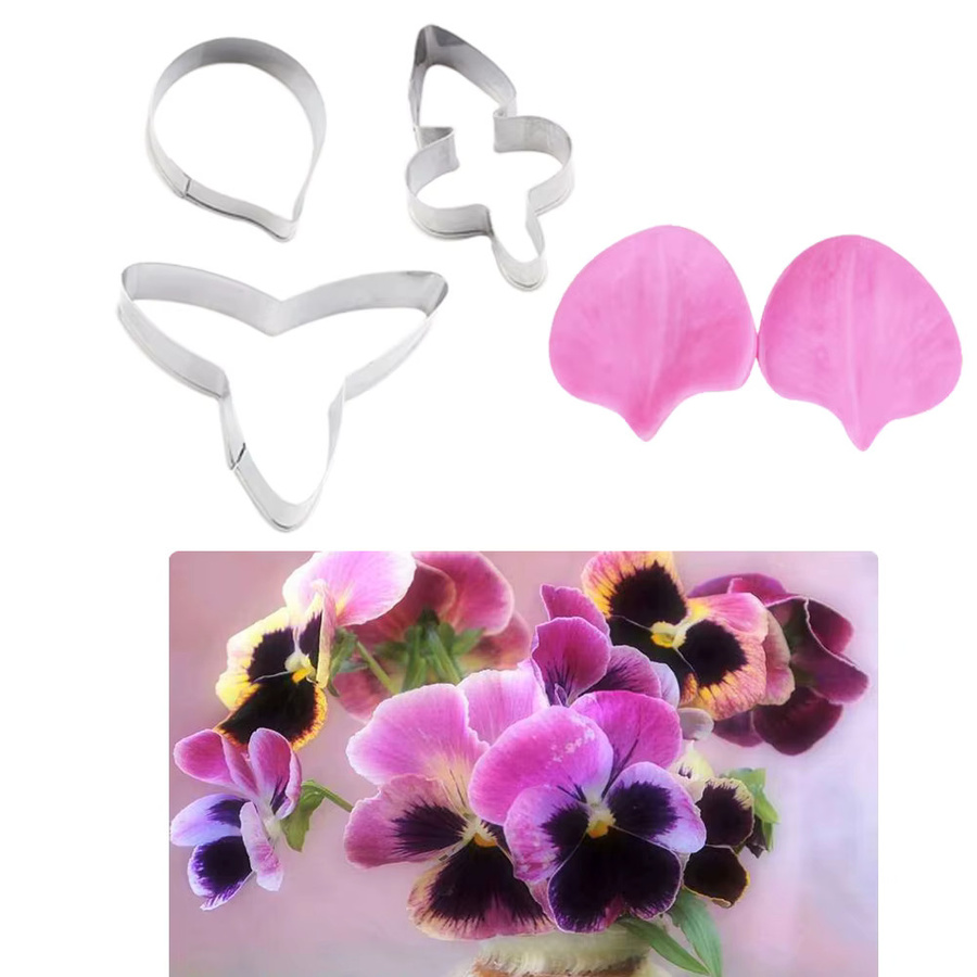Byjunyeor Silikonform für Phalaenopsis Orchideen zur Dekoration von Fondant, Zuckerpaste, Harz oder Ton, Farbe: Grün - Bild 2