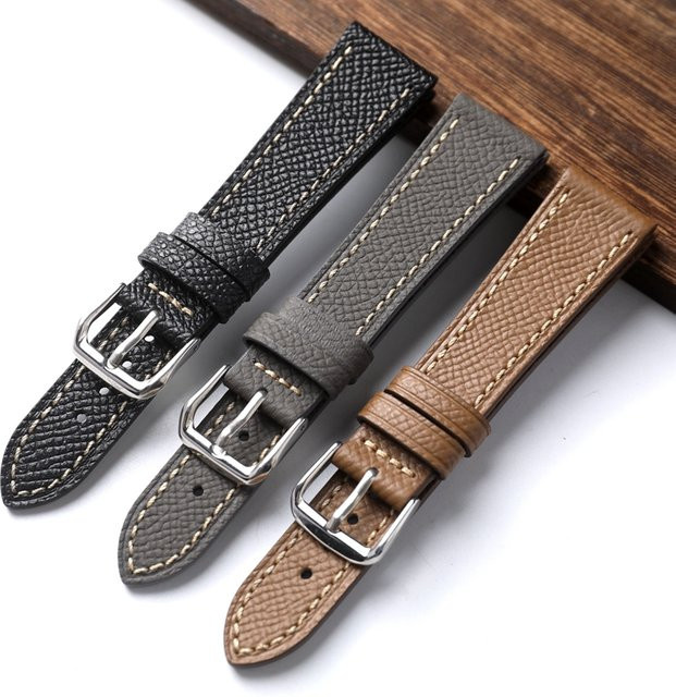 Raystray Uhrenarmband Palmkornleder, Herren, Schwarz - Bild 1