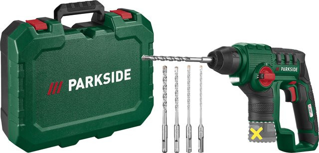 PARKSIDE 12 V Akku-Bohrhammer PBHA 12 A1 in Grün ohne Akku und Ladegerät - Bild 1