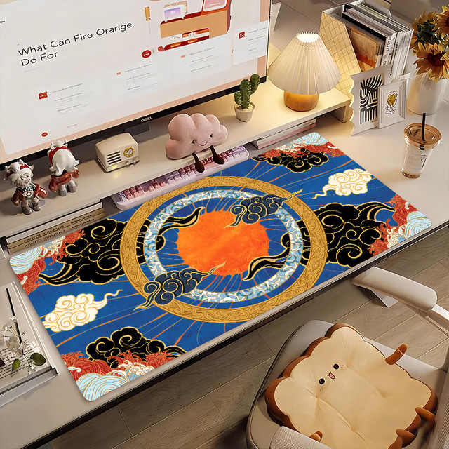 Art Amaterasu Mauspad Multicolor rutschfeste Gamer-Schreibtischunterlage für Laptop und Büro - Bild 1