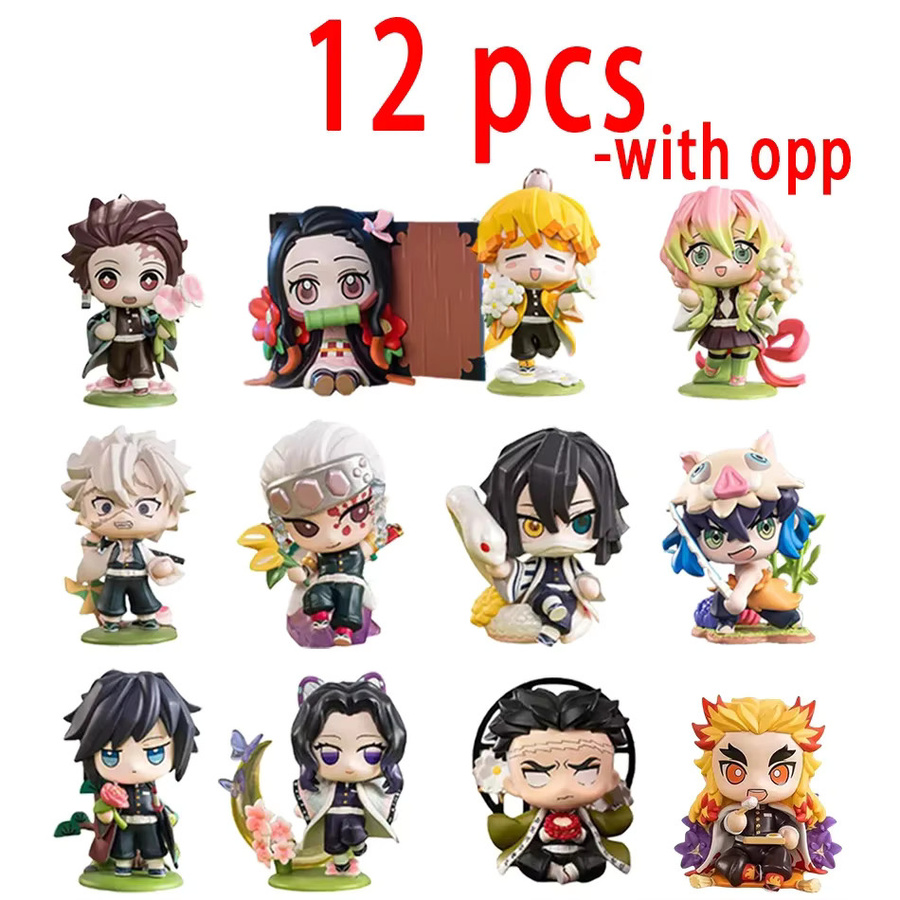 Bandai Demon Slayer Blind Box Figur, Tanjiro Kamado Nezuko, Kunststoff, 10cm - Bild 5