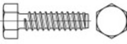 TOOLCRAFT 144611 Sechskantblechschrauben DIN 7976 aus Stahl, galvanisch verzinkt, Farbe: Silber, Durchmesser: 4,2 mm, Länge: 13 mm, 500 Stück - Bild 1