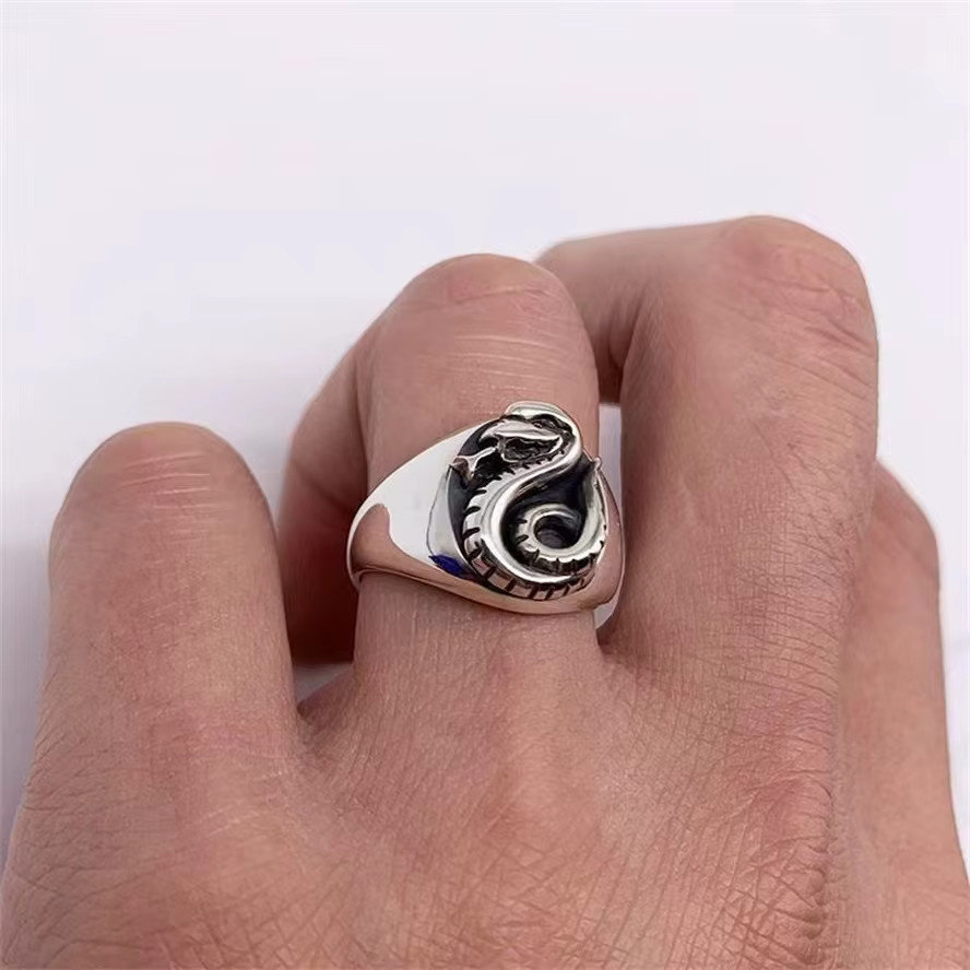 BEAST KINGDOM Ringe, Silber, Unisex, Vintage - Bild 2