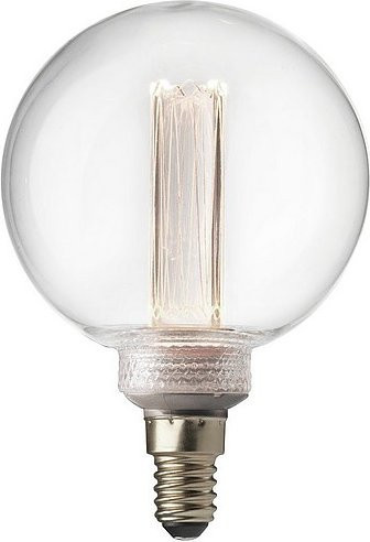 PR Home FUTURE LED Globe Lichtquelle E14, 3000K Warmweiß, Transparent, Durchmesser: 80 mm - Bild 1