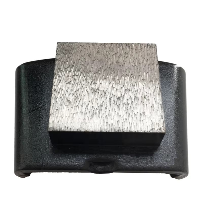KENDELER TOOLS EZ29 HTC Diamantblock Schleifmaschine mit einzelner großer Segmentierung für Beton- und Terrazzo-Bodenrenovierung in Rot und Grau - Bild 2