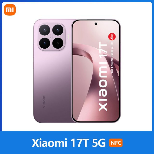 Xiaomi 17T 5G Smartphone in Purple mit MediaTek Dimensity 8500-Ultra, 6,59 Zoll 120 Hz Display, 50 MP Leica Hauptkamera, 6500 mAh Akku, NFC und IP68 Schutz - Bild 1