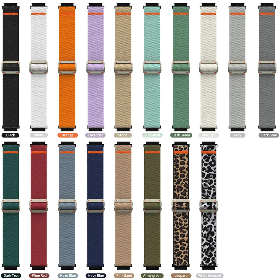 OAKCHARM Sportarmband Nylon, 22mm 20mm, Unisex - Bild 2