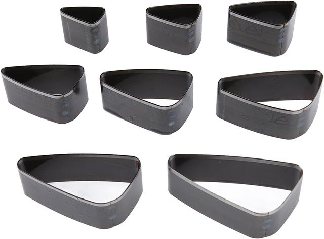 GoolRC 8 Stück Lederstanzform Set aus Hochkohlenstoffstahl in Grau für DIY Handwerk und Lederschneidarbeiten - Bild 1