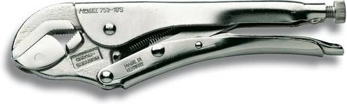 Hazet Gripzange 753-10S Gerade mit Prismenaussparung, Farbe Silber - Bild 1