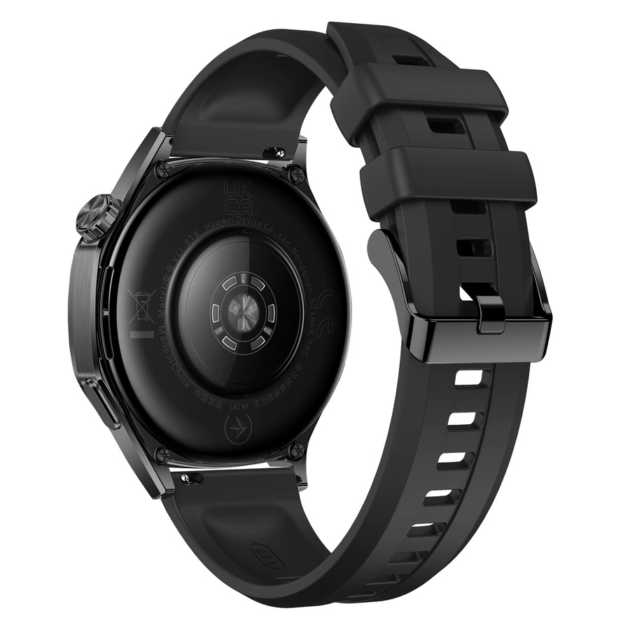 Huawei Uhrenarmband Silikon, 22 mm, Schwarz, Unisex - Bild 2