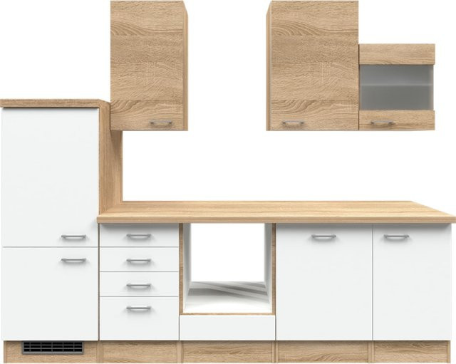 Flex-Well Küchenzeile Samoa in Beige ohne Elektrogeräte L-280-2305-014 - Bild 1