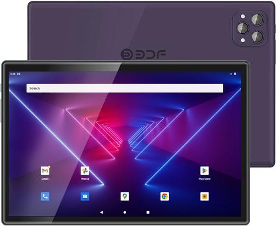 BDF 10,1 Zoll Tablet-PC mit Android 12, Octa-Core, 8 GB RAM, 256 GB ROM, 4G LTE, Violett - Bild 1