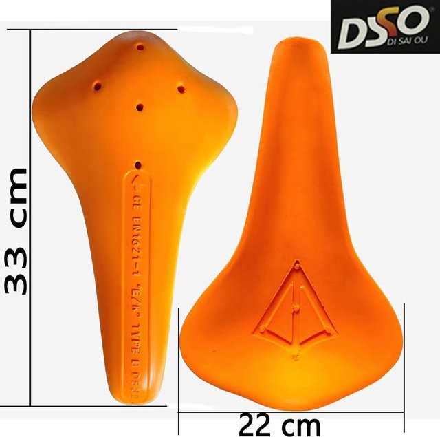 CE Level 1 und 2 Arbeitsschutzjacke mit Knieschützern und Schrittbrett in Orange - Bild 1
