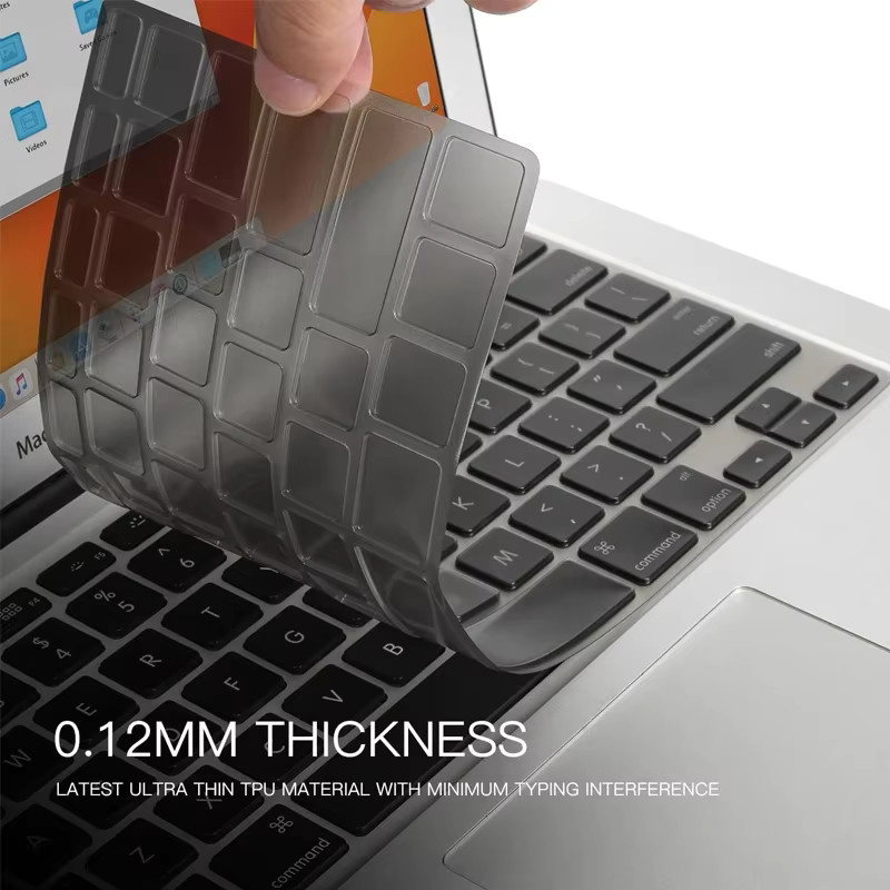 Premium Tastaturabdeckung für Apple MacBook Air und MacBook Pro in Schwarz - Bild 3