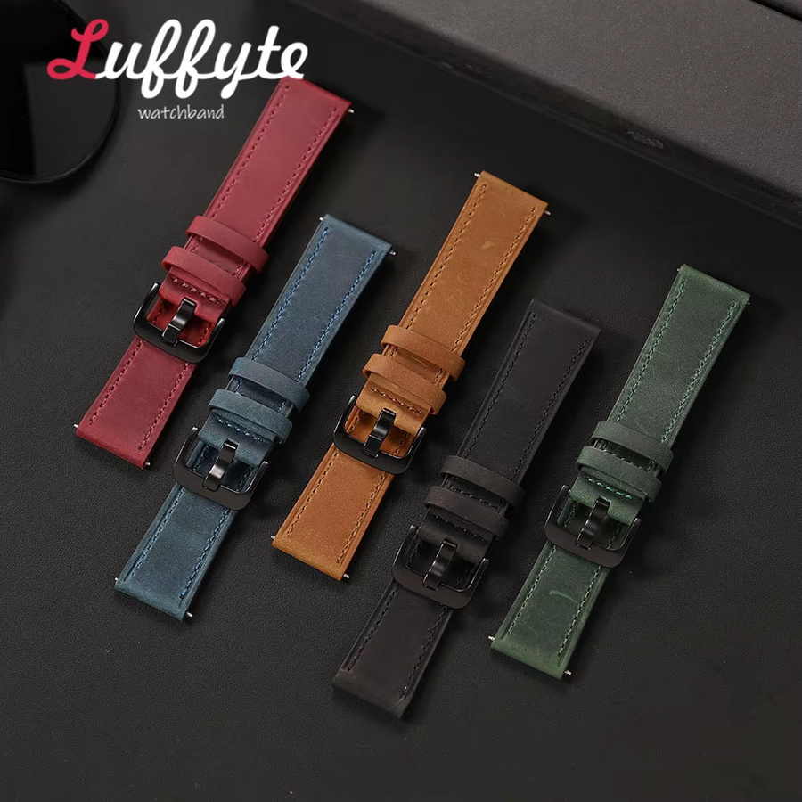 Uhrenarmband luffyte, Crazy Horse Leder, Vintage, Herren - Bild 1