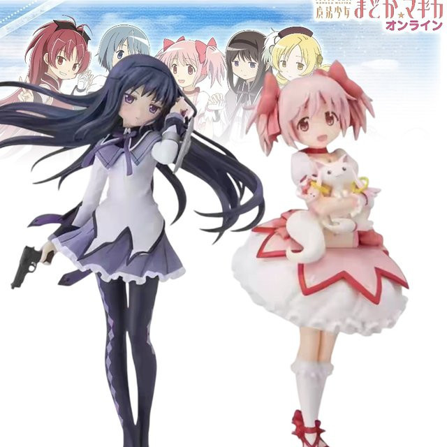 Bandai Puella Magi Madoka Magica Akemi Homura und Kaname Madoka Figur, PVC Modell, Einzelfigur - Bild 1