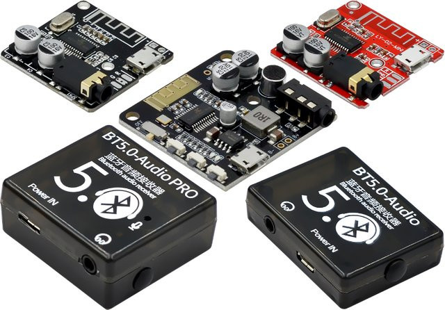 Bluetooth Audio Receiver Board DIY Wireless Stereo MP3 Decoder Modul Schwarz - Bild 1