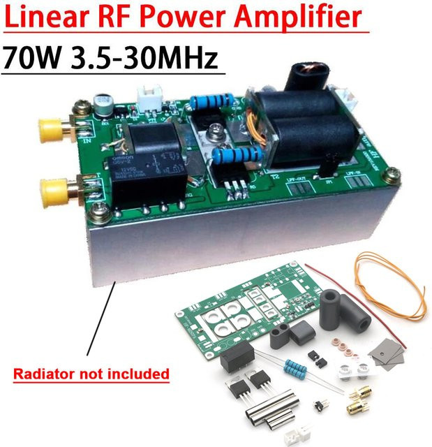 DykbRadio Kurzwelle Linear RF Leistungsverstärker Kit 3,5-30 MHz 70 W für Yaesu FT-817 KX3 SSB AM CW FM Radio Station Multicolor - Bild 1