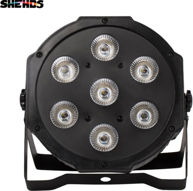 SHEHDS LED Flat Par Light RGBW Bühnenbeleuchtung Schwarz - Bild 1