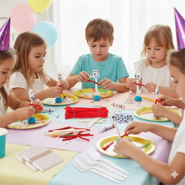 A77K DIY Gabel-Set, Lufttrocknender Ton, Set / Bundle - Bild 1