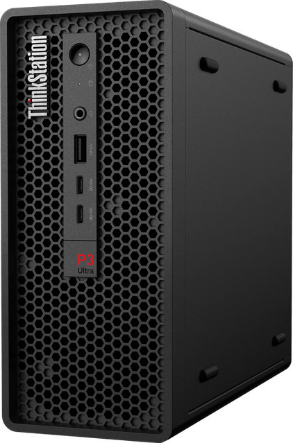Lenovo ThinkStation P3 Ultra SFF Gen 2 Workstation in Schwarz mit Intel Prozessor und 1000 GB SSD - Bild 1