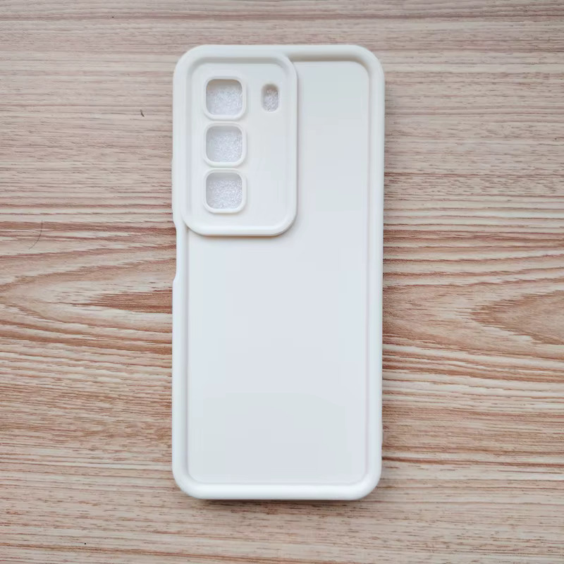 Luxus Handyhülle für Itel City 100 4G C671L in White, Matte Soft Cover mit Sturzschutz - Bild 3