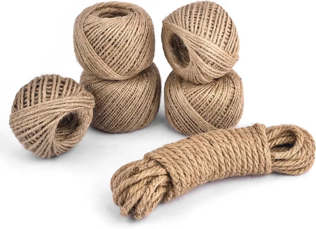 Natürliche Jute Schnur in Braun für DIY Handwerk und Dekoration - Bild 1