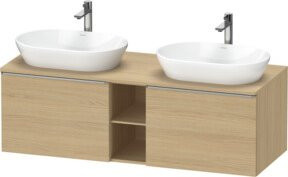 Duravit Waschtischunterschrank D-Neo in Beige, Wandhängend, B/T/H: 140 x 55 x 45,9 cm - Bild 1
