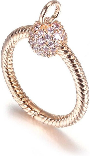 Anhänger 925 Silber, Roségold, Zirkonia, Damen - Bild 1