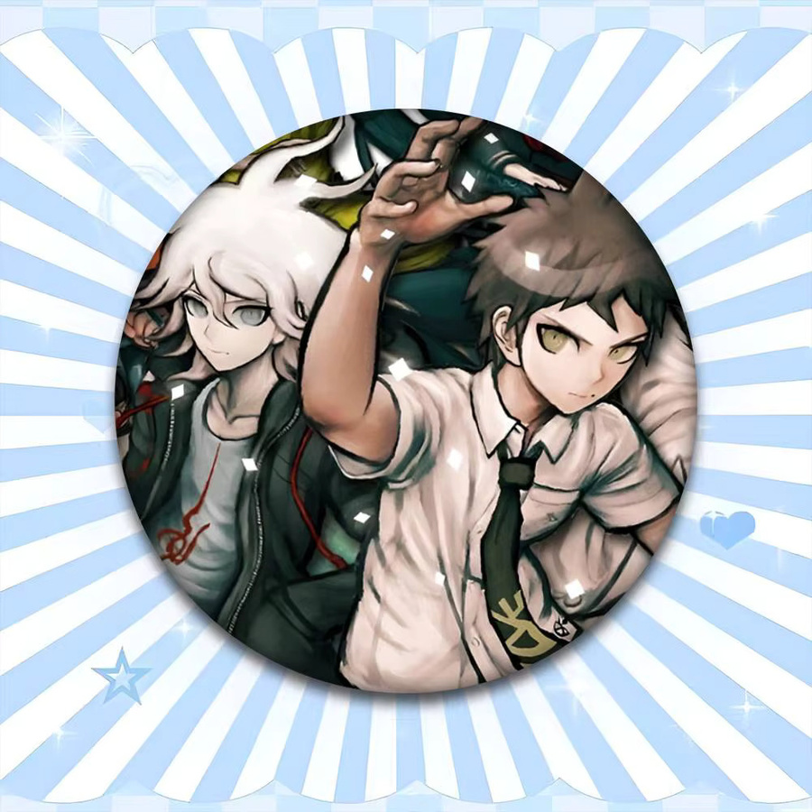 Brosche Nagito Hajime Komahina, Emaille-Pin, rund - Bild 5