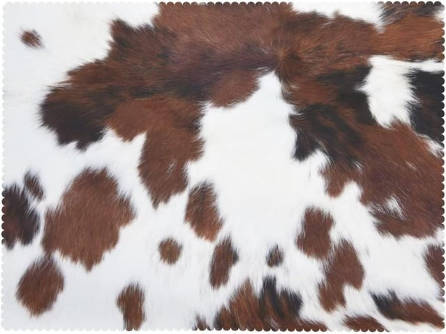 JMG Household Supplies Tischdecke mit Kuhmuster in Braun, Weiß und Schwarz, B/T: 90 x 140 cm - Bild 1