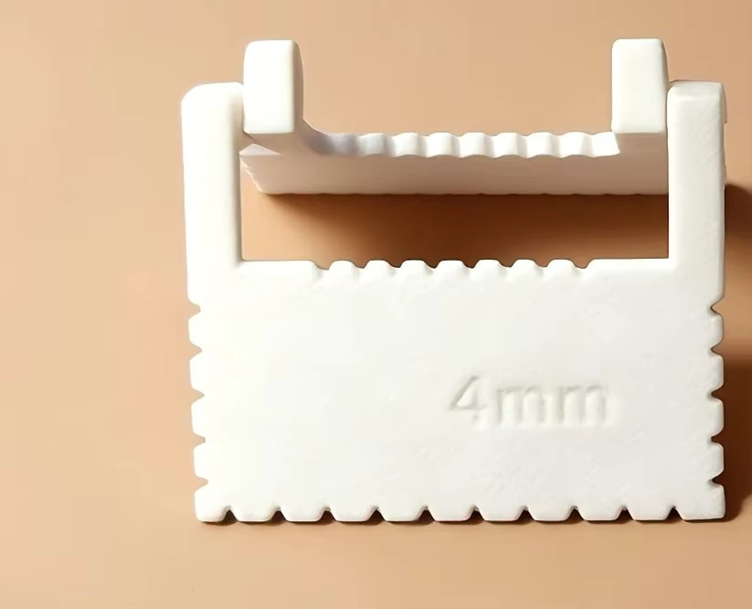 Scharnier-Nähclip-Set aus Kunststoff in Weiß für manuelles Nähen - Bild 3