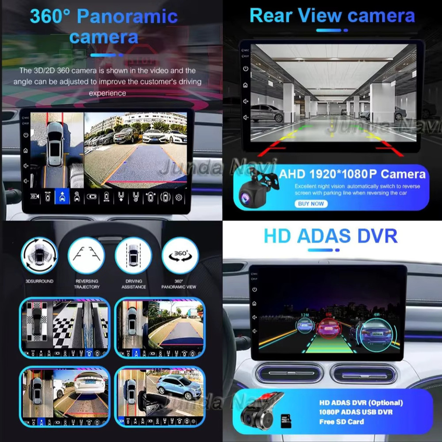 SOARCOMER Android 16 CarPlay Stereoanlage für Renault Twingo 2005 - 2013 mit GPS-Navigation und RDS in Schwarz - Bild 5