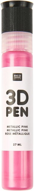 Rico Design 3D Pen in Metallic Pink - Bild 1