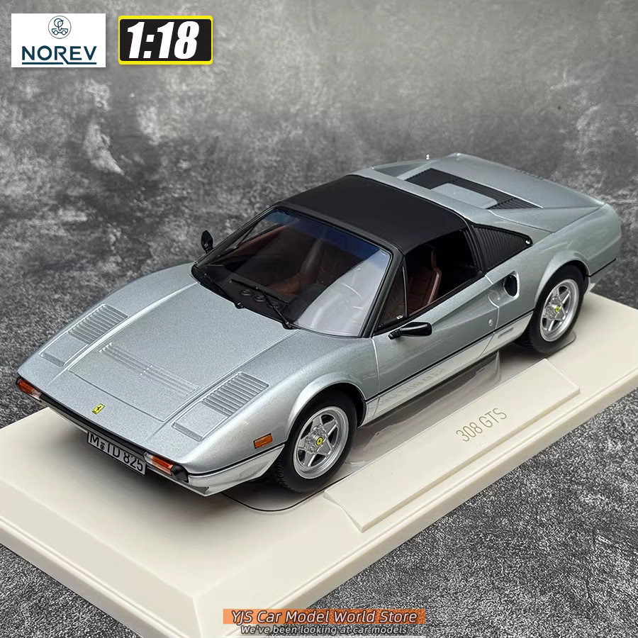 NOREV Ferrari 308 GTS 1982, Druckgussmodell, Maßstab 1:18, Rot - Bild 2