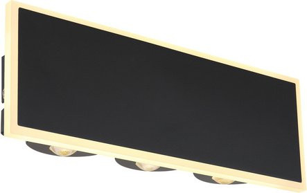 GLOBO LIGHTING Wandleuchte Saidy in Schwarz mit LED und 850 lm, B/H: 25 x 9 cm - Bild 1