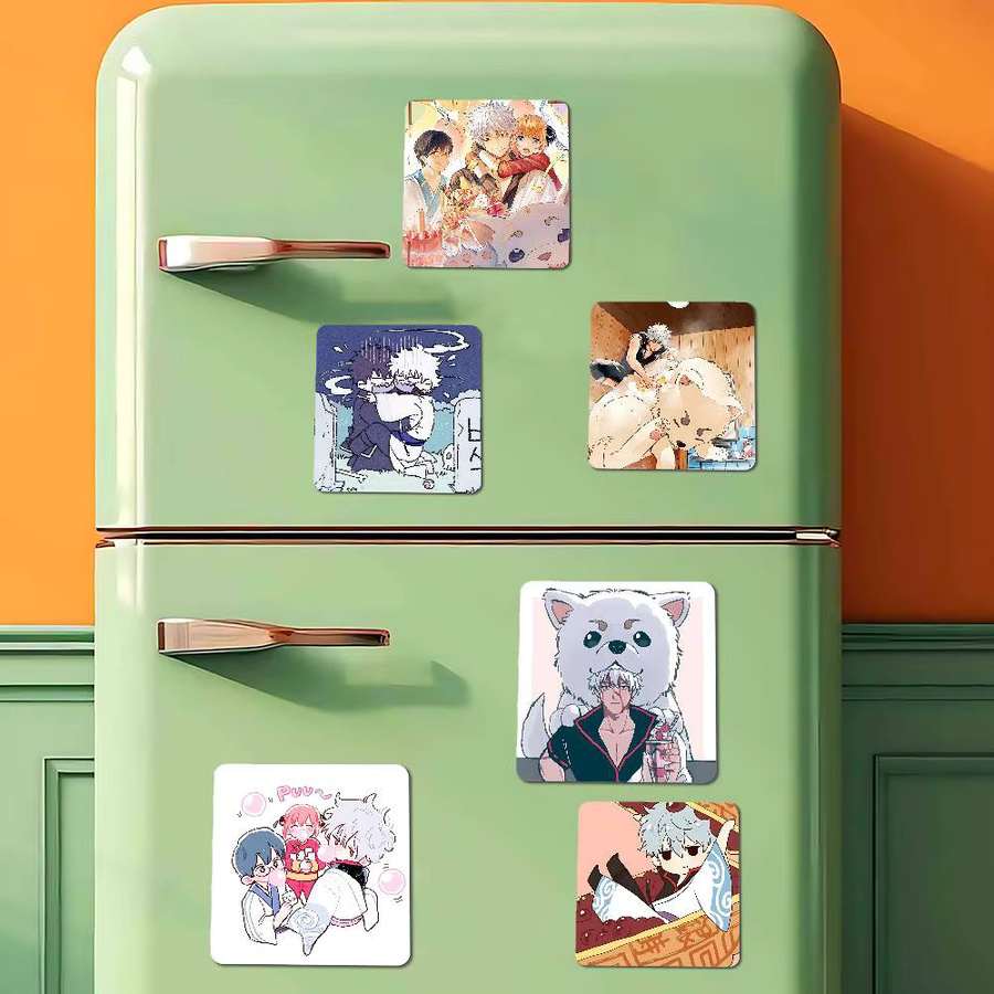 Anime G-Gin Tama magnetische Kühlschrankmagnete, dekorative Aufkleber in Multicolor - Bild 2