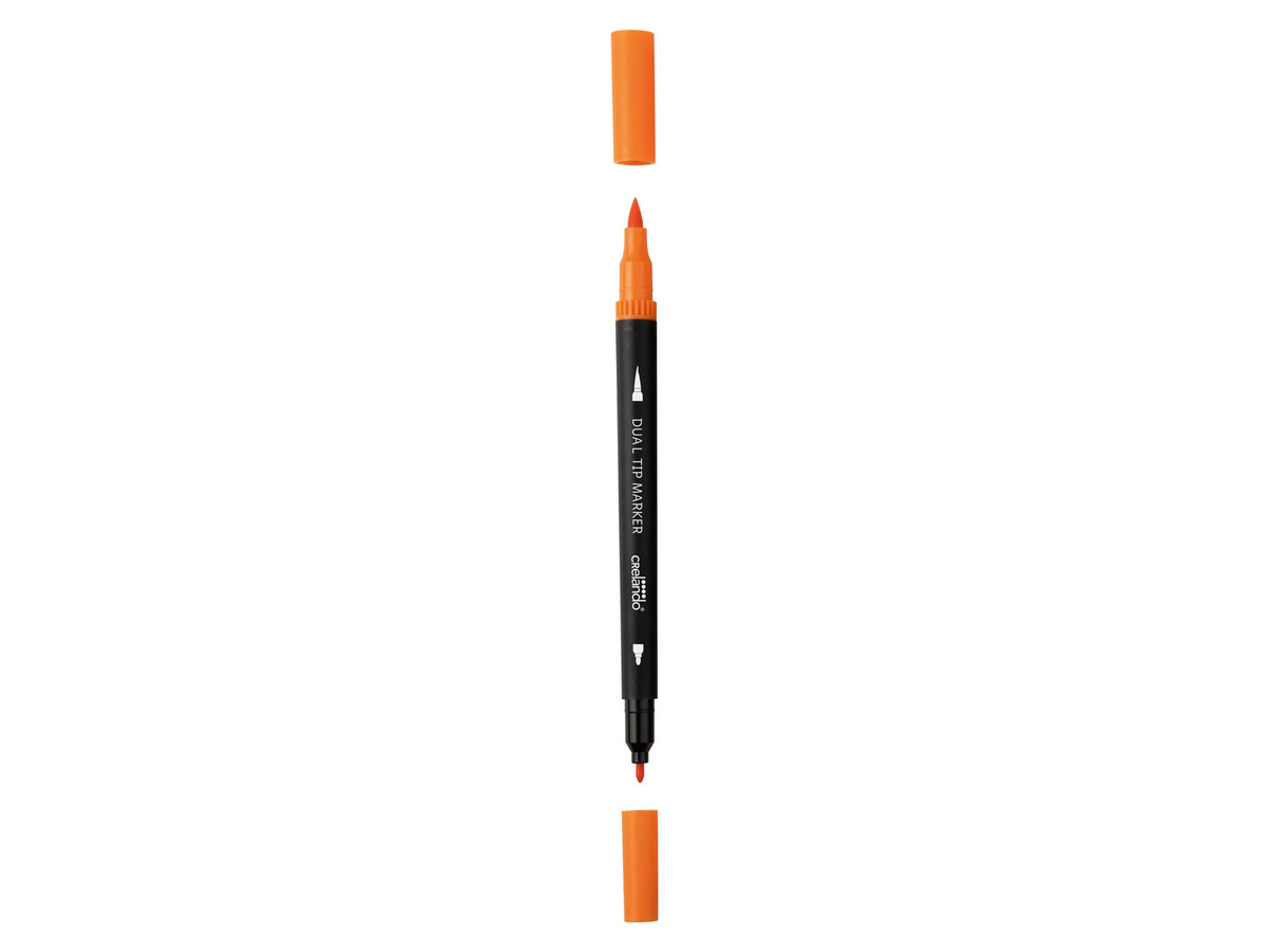 CRELANDO Twinmarker Dual-tip Fineliner und Brushliner XXL für kreative Gestaltung - Bild 3