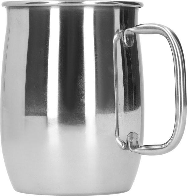 mfySpace Edelstahl Bierkrug mit Henkel, Silber, 1000 ml - Bild 1