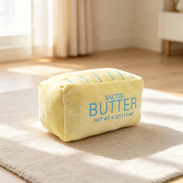 Binchi Fitness Butterstangen Plüschkissen, Kuscheltier, ab 3 Jahren - Bild 1