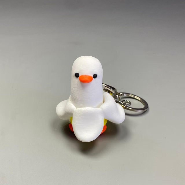 Binchi Outdoor Product Quietschende Ente Fidget Toy, Schlüsselanhänger - Bild 1